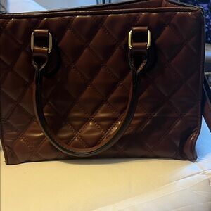 Elegant Brown Quilted Women's Bag